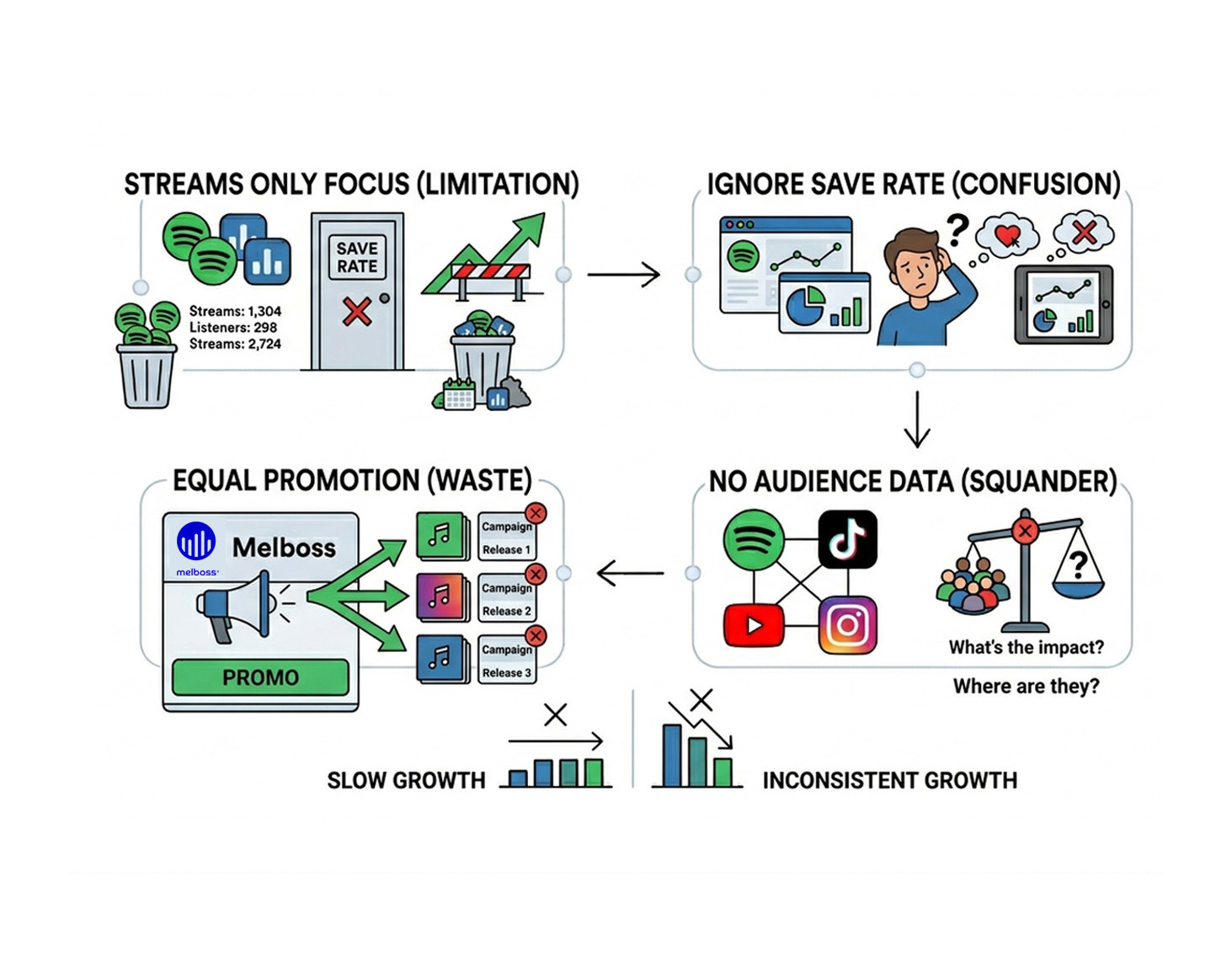 Common Spotify Growth Mistakes