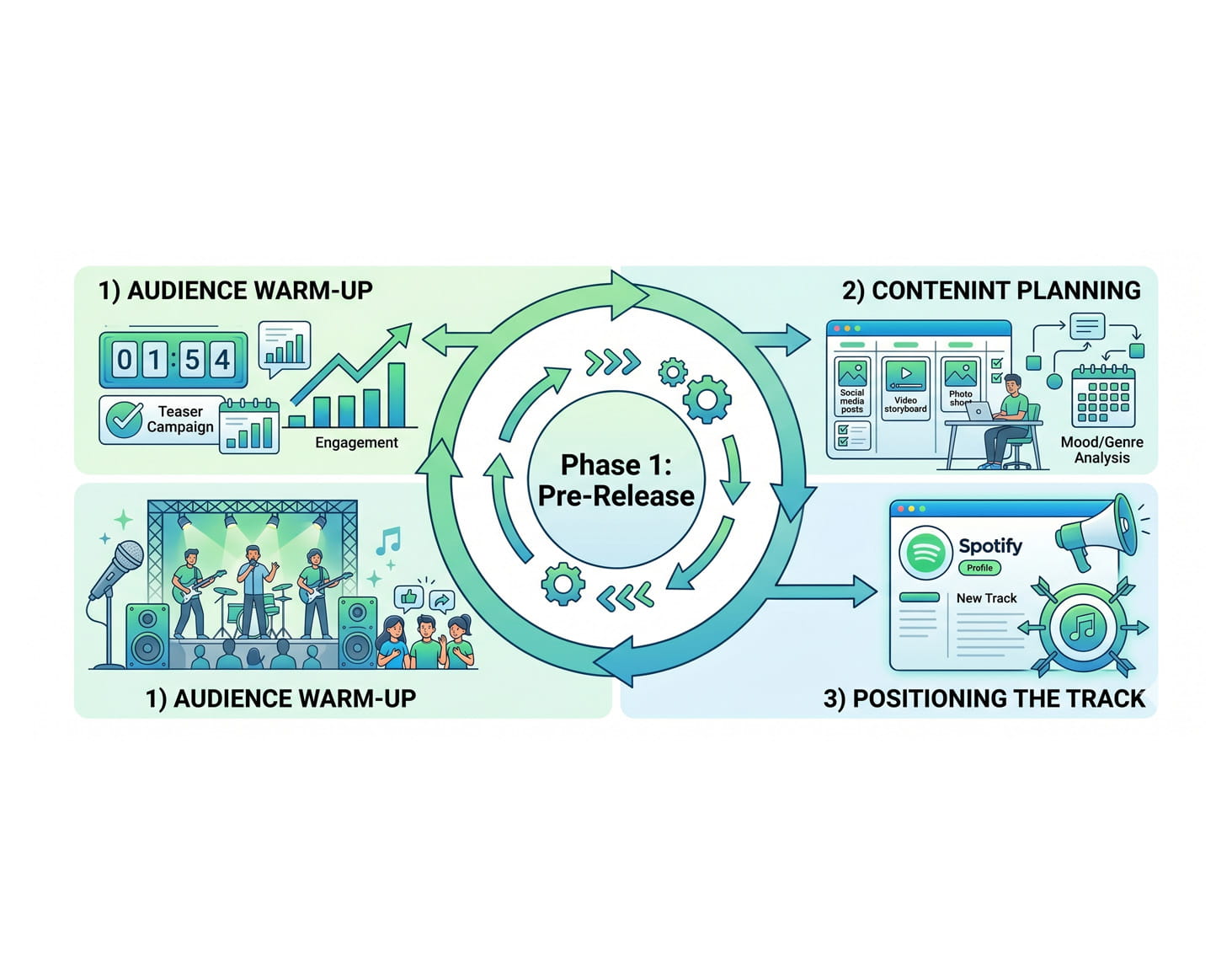 Spotify Release Strategy Phases